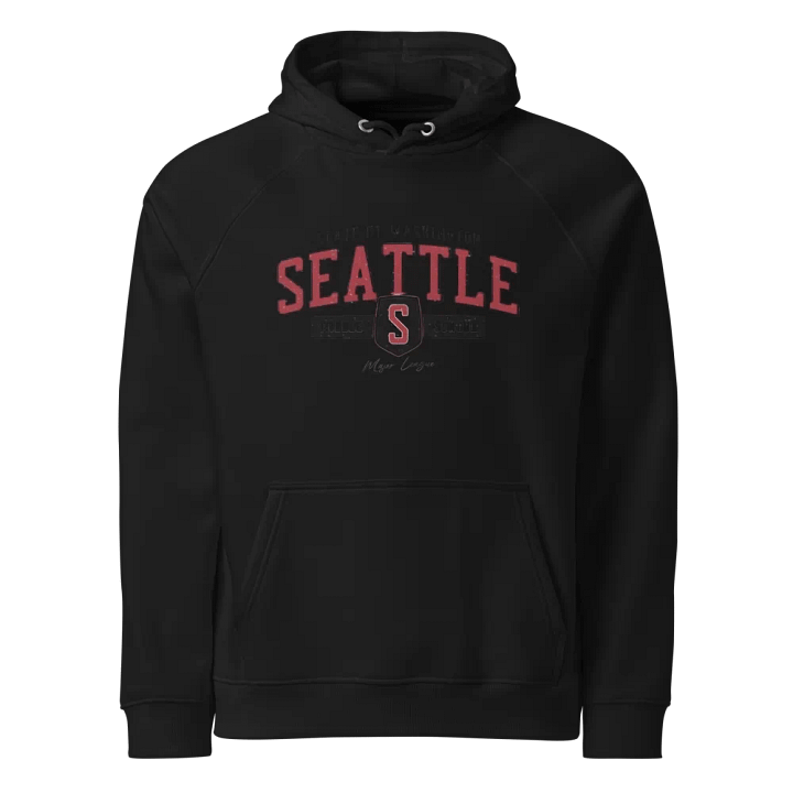 Man Washington Seattle SOL'S Unisex Eco Raglan Hoodie product image (1)