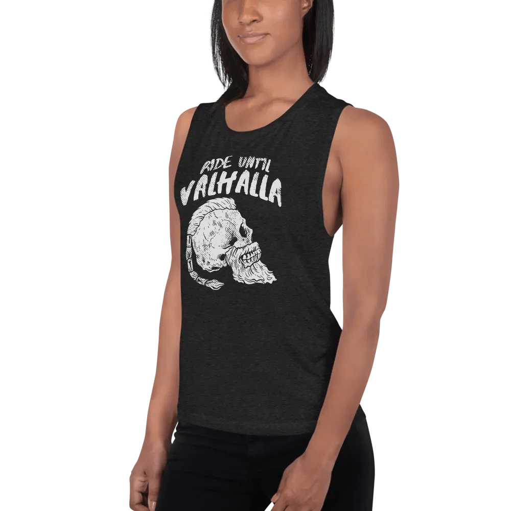 Ride Till Valhalla Women's Muscle Tank product image (3)