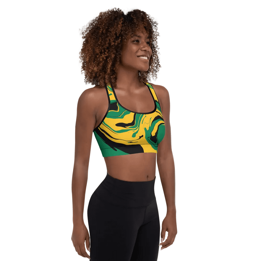 Swirl Sensation Padded Sports Bra product image (6)
