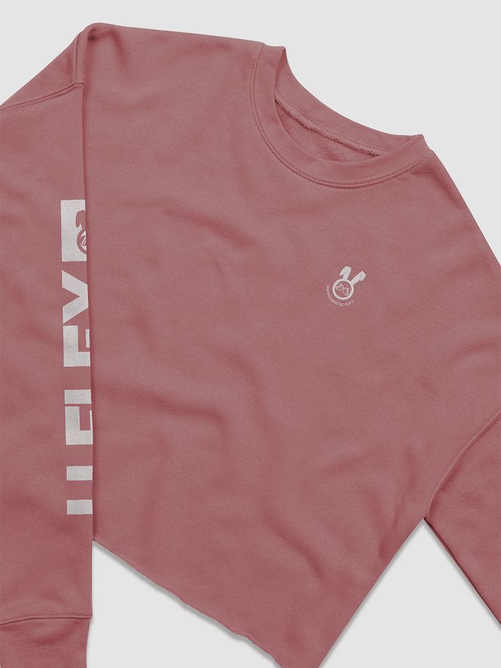 U Flex Bella Women's Fleece Crop Sweatshirt product image (2)