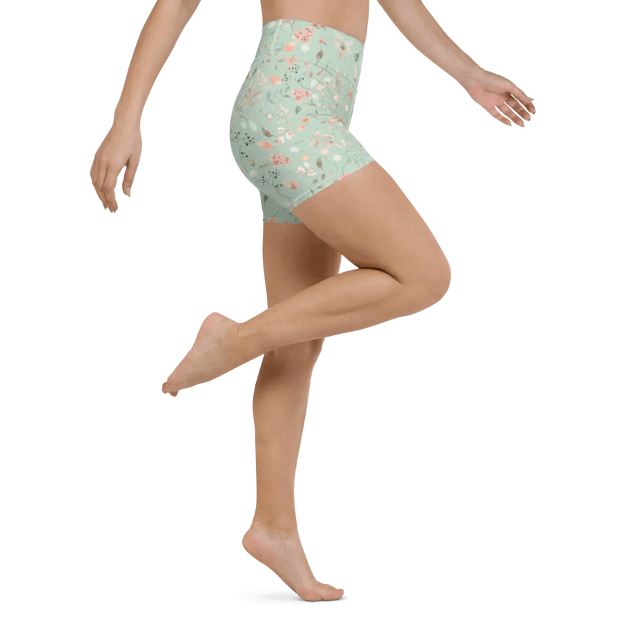 Floral Bliss Yoga Shorts product image (6)