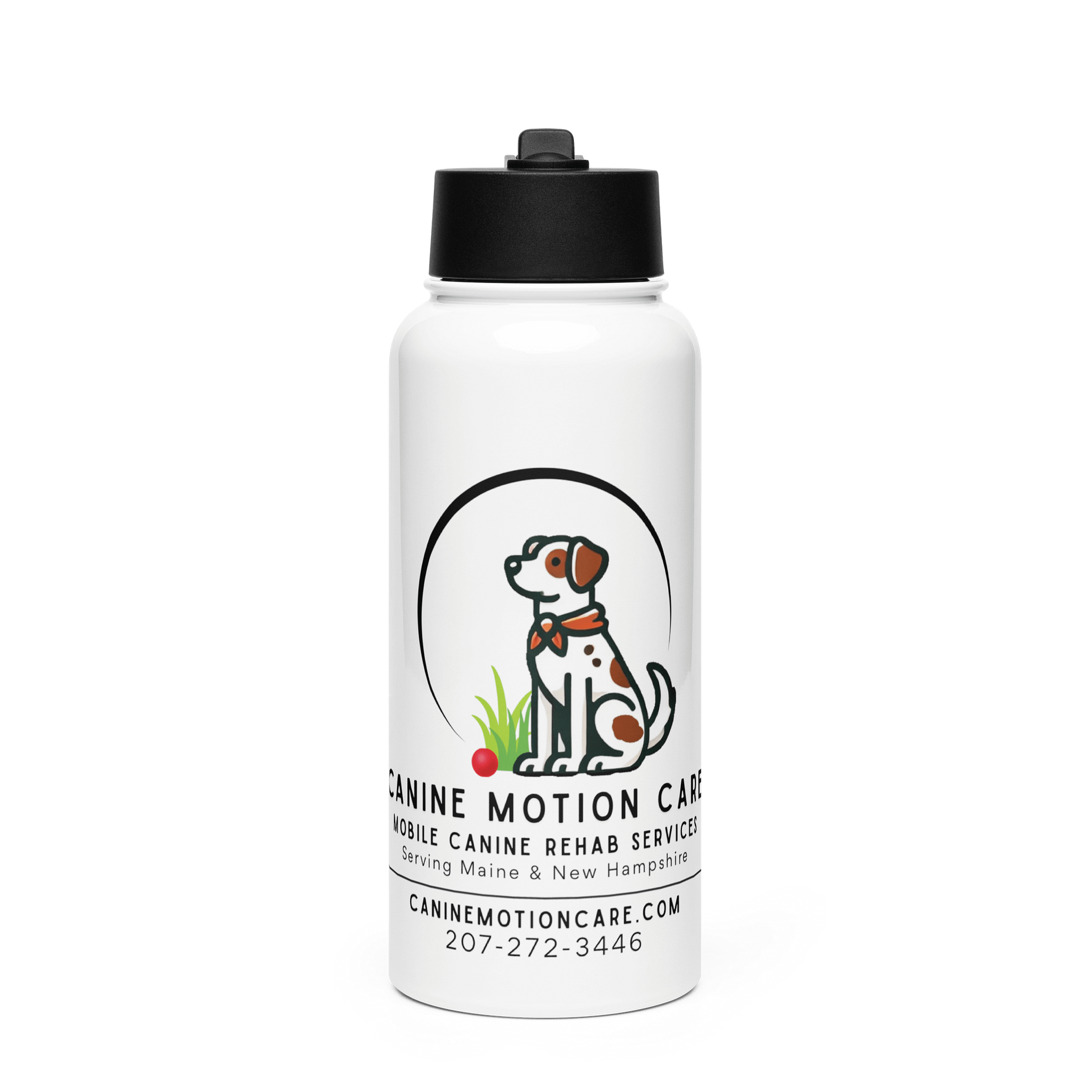 Canine Motion Care 32oz Steel Water Bottle product image (1)