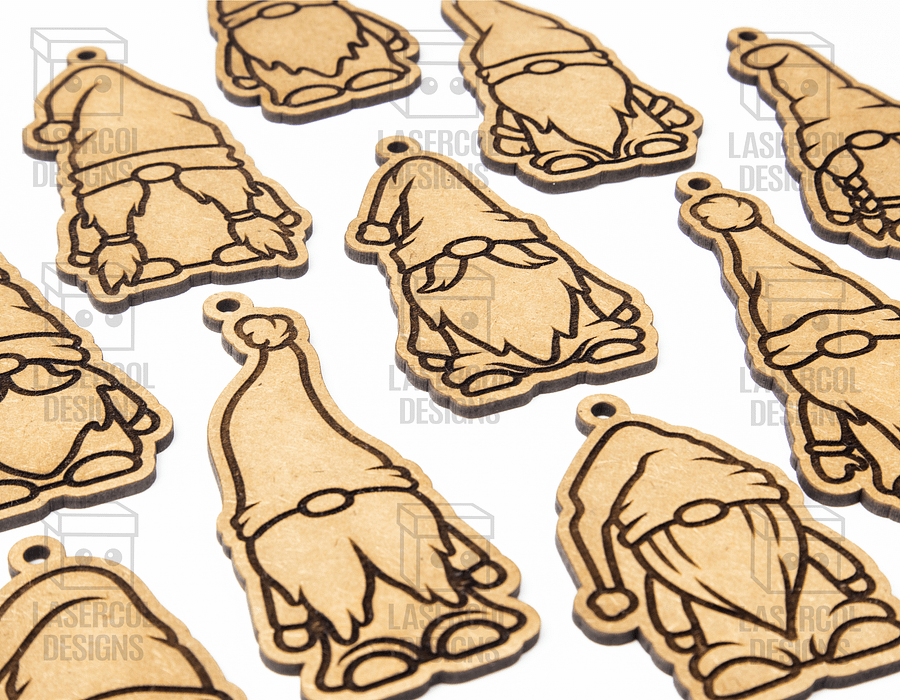 Christmas Gnomes Ornaments - Laser Cut Files product image (9)