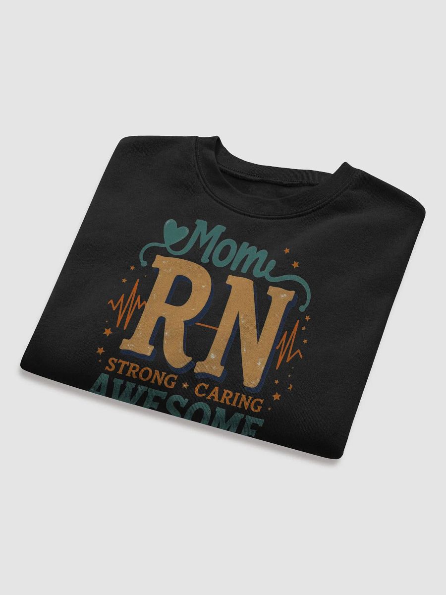Mom RN ,Strong Caring Awesome Crop Sweatshirt product image (36)