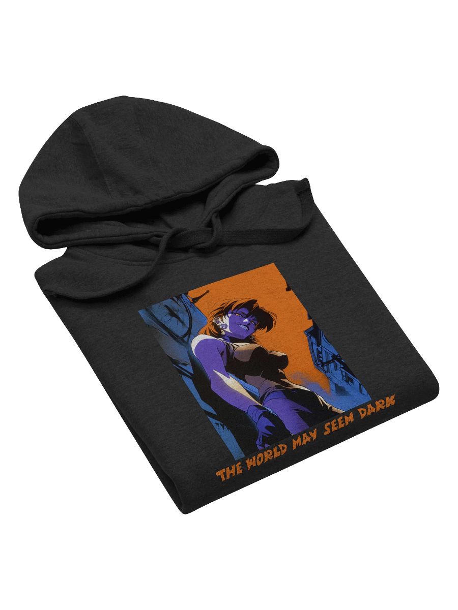 "The world may seem dark" Front Unisex Printed Hoodie product image (5)