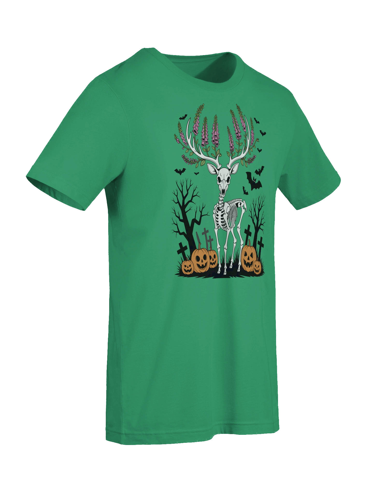 Floral Deer Halloween T-Shirt product image (50)