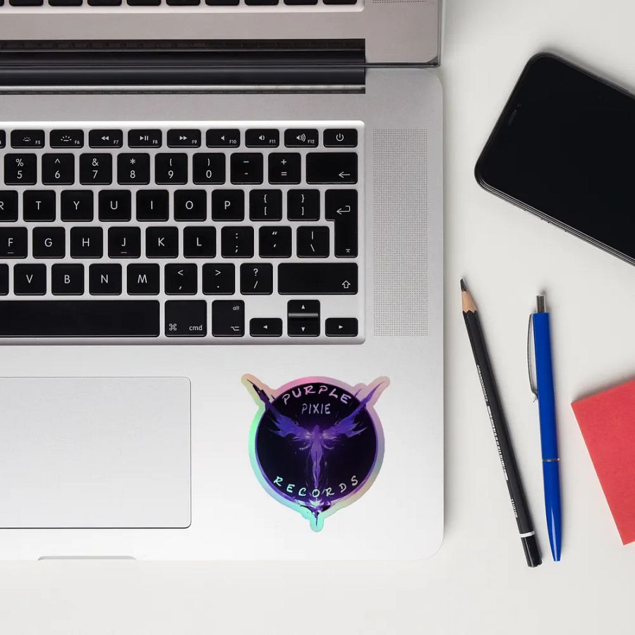 Purple Pixie Records Holographic Stickers product image (10)