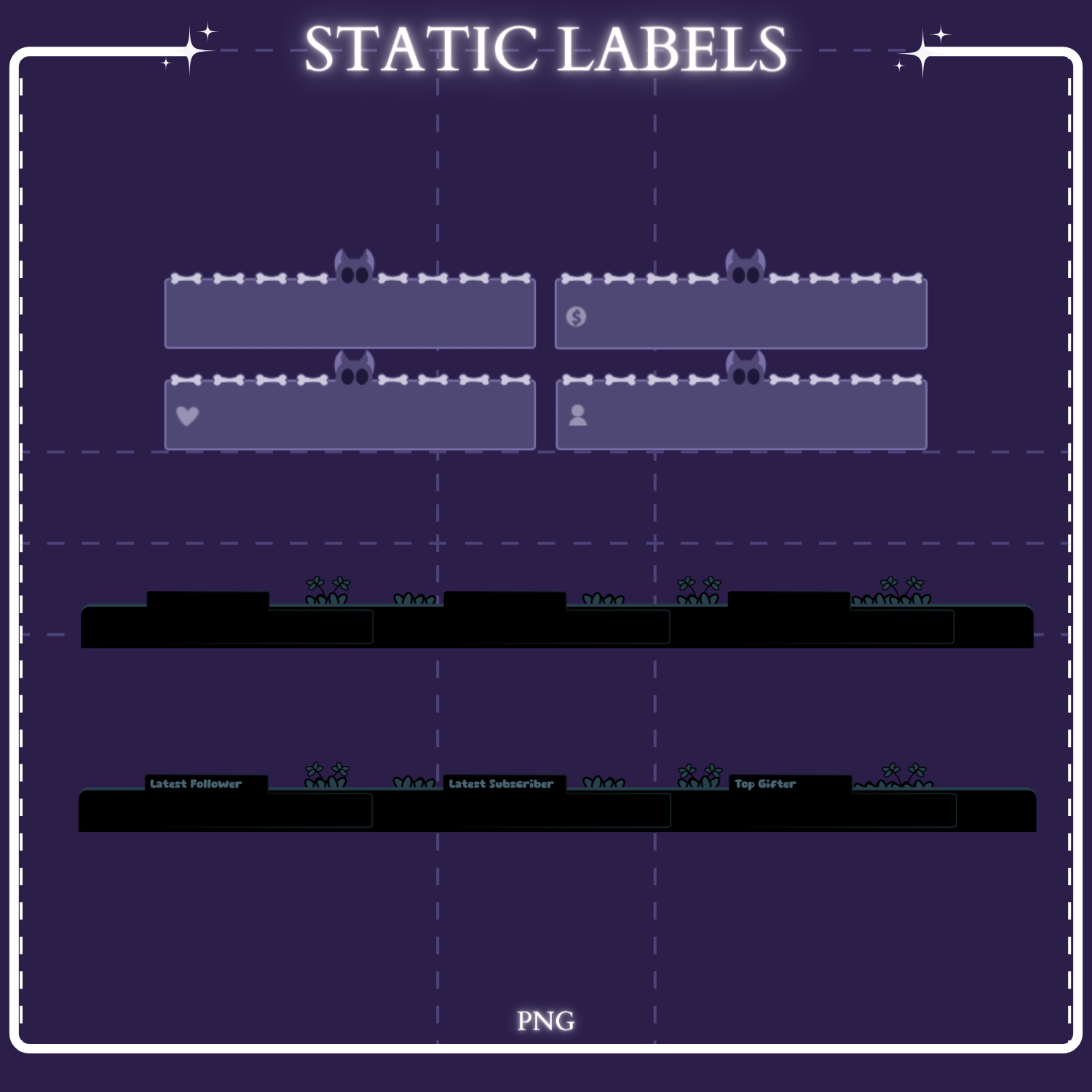 ANIMATED Twitch Stream Package Overlay, Magic stream overlay, Dark magical overlay, Halloween Spooky, Vivid Gothic Black Cat, Spooky Book product image (4)