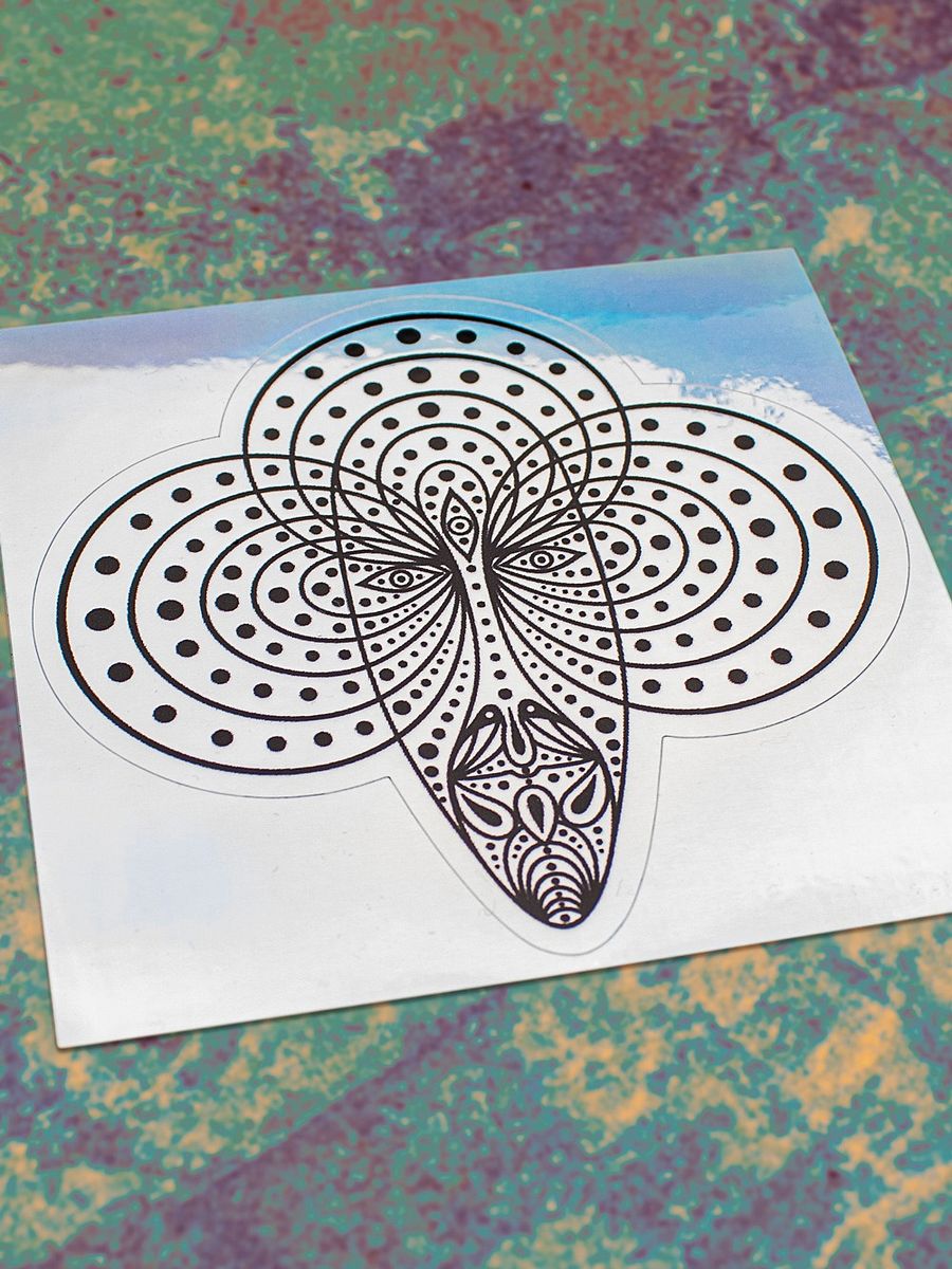 Crystalien – Holographic Kiss-Cut Sticker product image (1)
