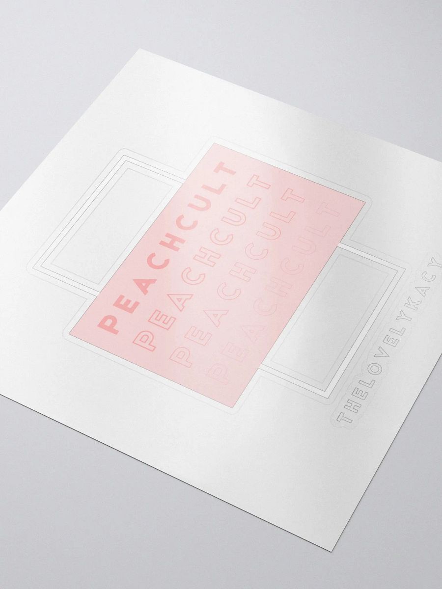 PEACHCULT Sticker product image (3)