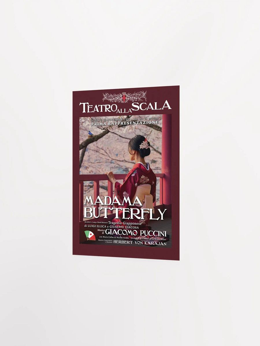 Modern La Scala Madame Butterfly Opera Poster product image (2)