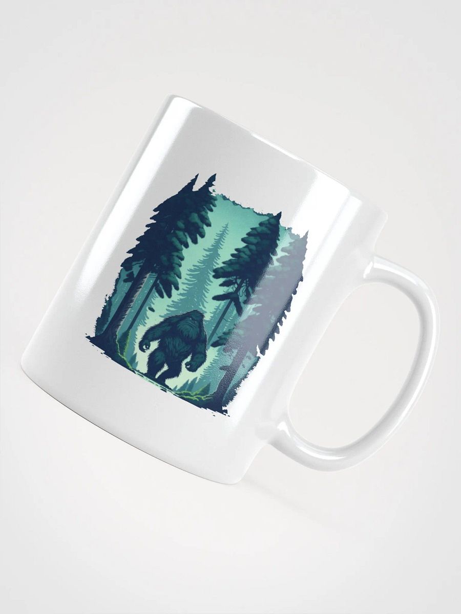 Sasquatch in the midst of a pine forest Mug product image (4)