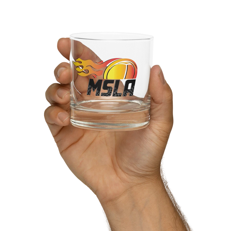 MSLA Logo Rocks Glass product image (2)