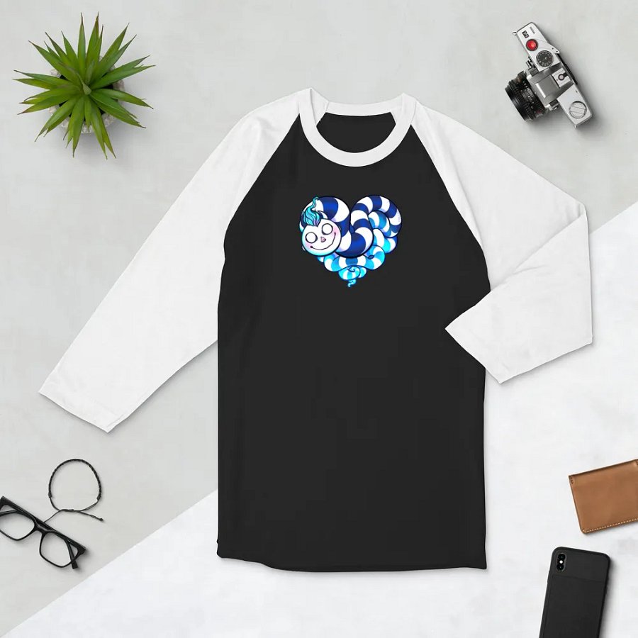 Heart Worm Jersey Raglan Tee. product image (5)