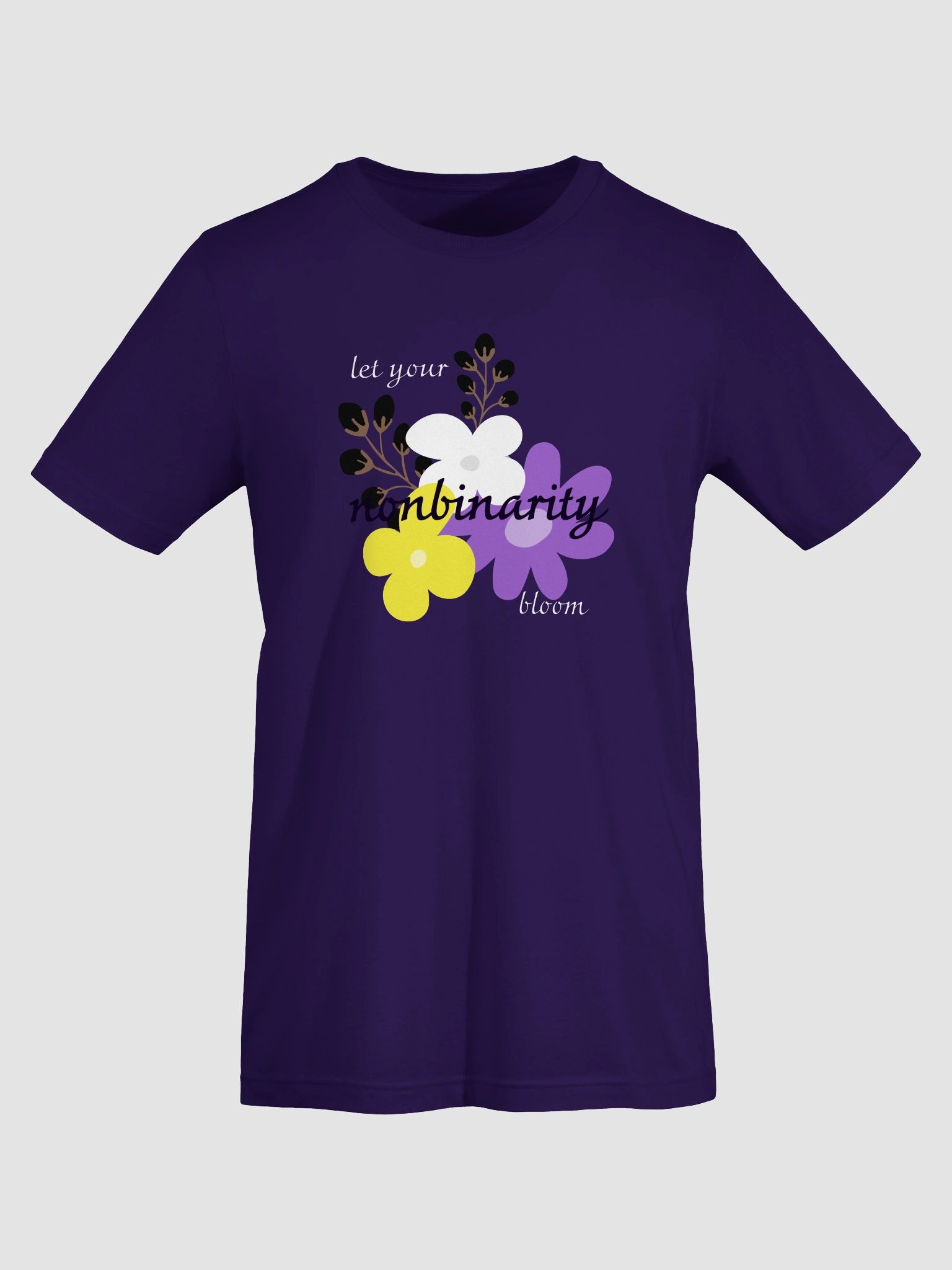 let your nonbinarity bloom t-shirt product image (7)