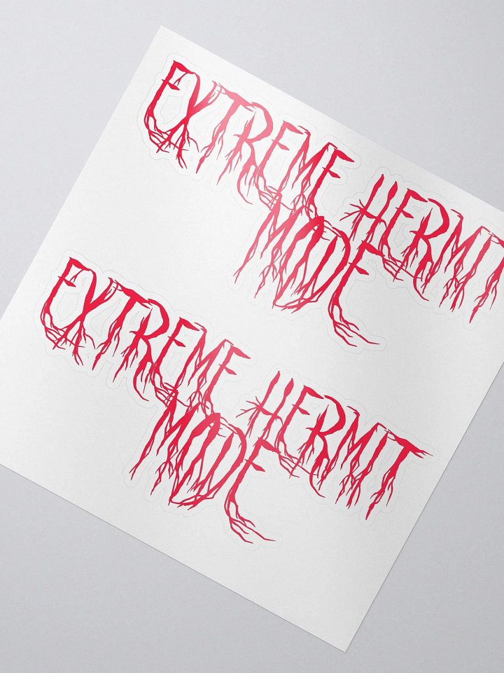 Extreme Hermit Mode stickers product image (2)