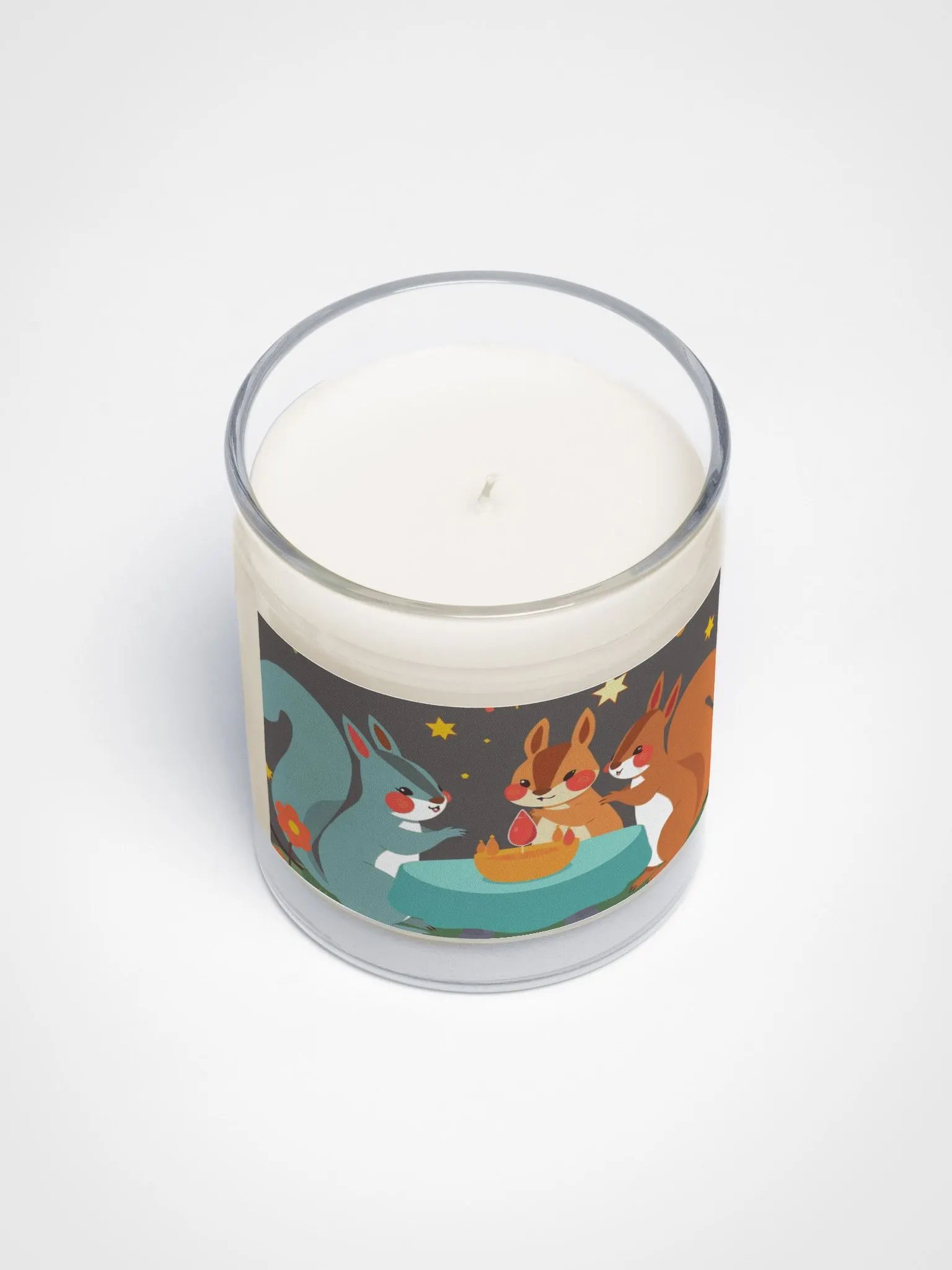 Whimsical Squirrel Gathering Candle product image (3)
