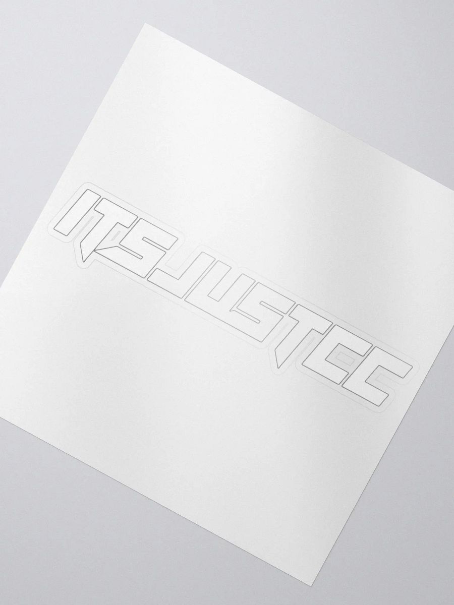 ItsJustCC White Text Sticker product image (2)
