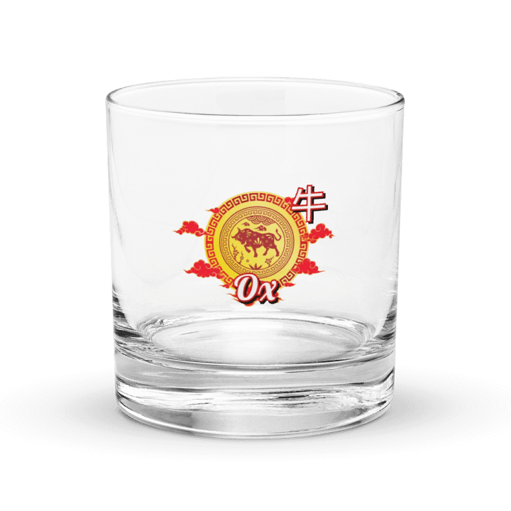 Ox - Chinese Zodiac Rocks Glass product image (1)
