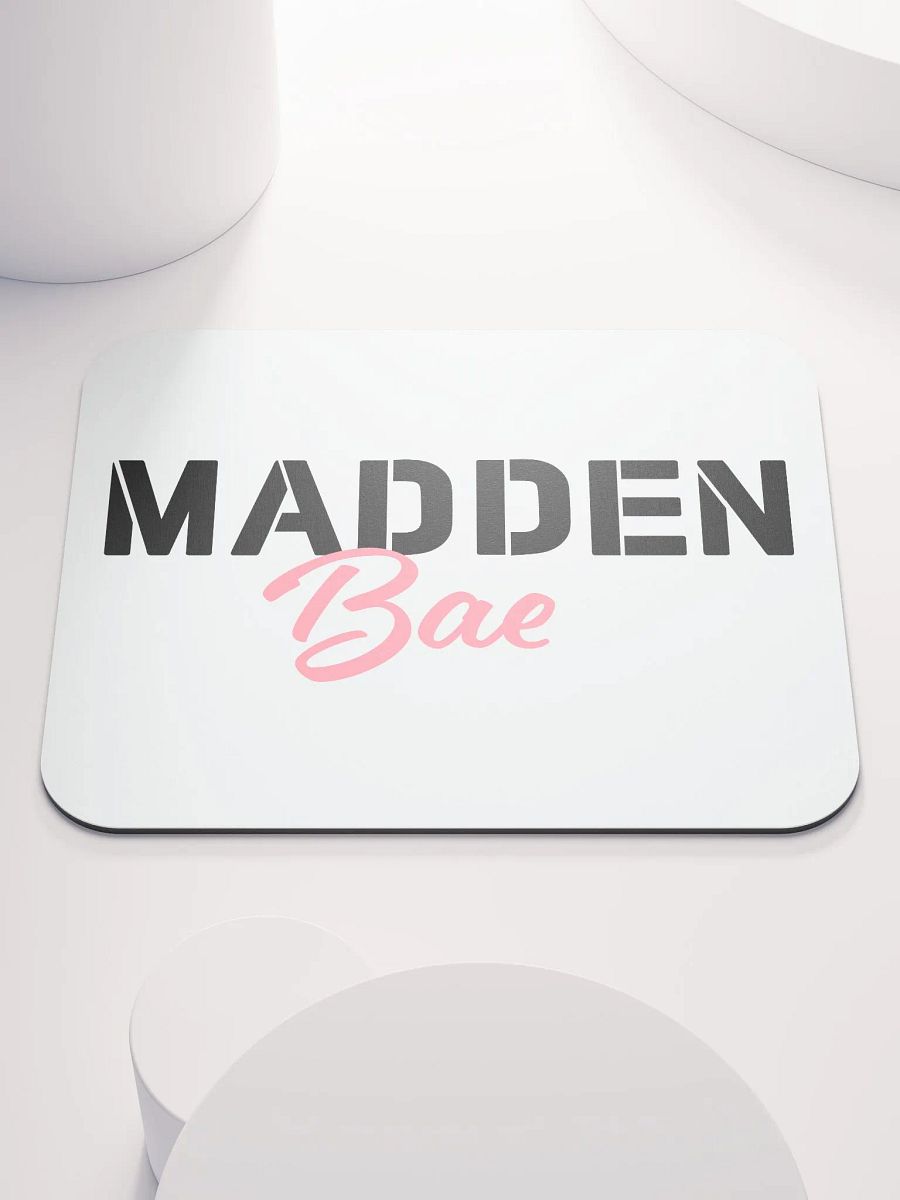 MaddenBae Mouse Pad Black and Pink product image (1)