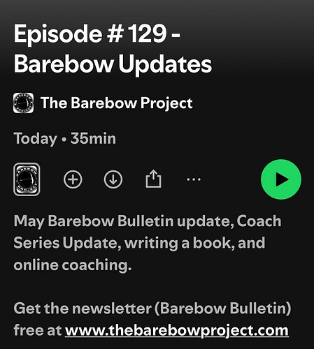 ‼️Episode #129 Barebow Updates ‼️ This episode is coming to you on audio only as it’s an update regarding what’s going on wit...