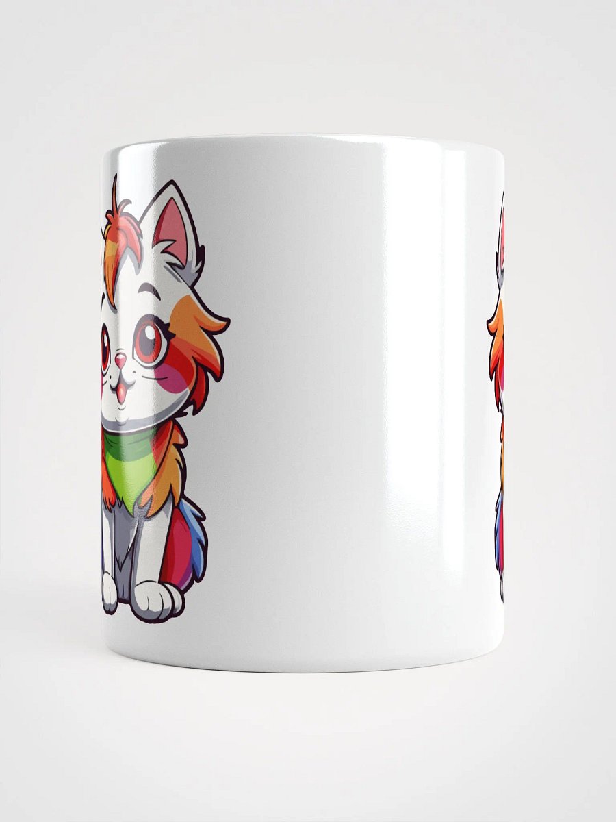 Cute Rainbow Color Cat 8 , Mug product image (9)