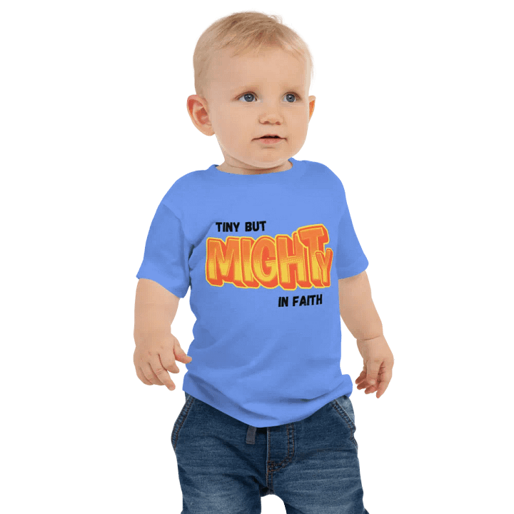 Tiny but Mighty in Faith | Toddler Tee product image (1)