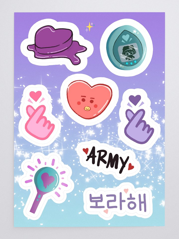 BTS sticker sheet product image (1)