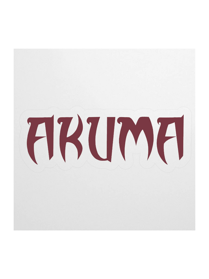 Akuma Kiss Cut Stickers product image (1)