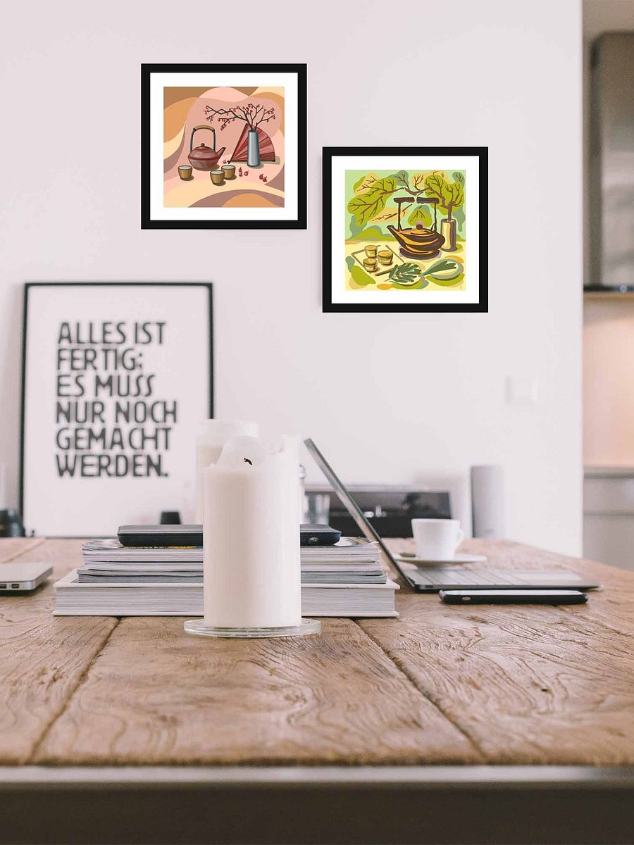 Tranquil Tea Time Poster - Coffee Shop No. 12 product image (21)