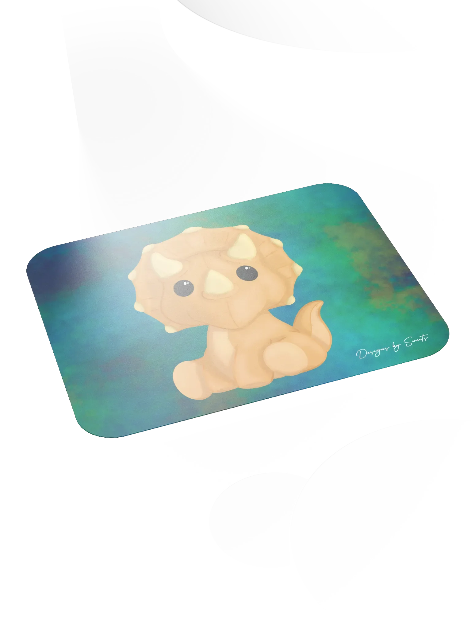 Cozy Triceratops Plushie Mouse Pad product image (4)