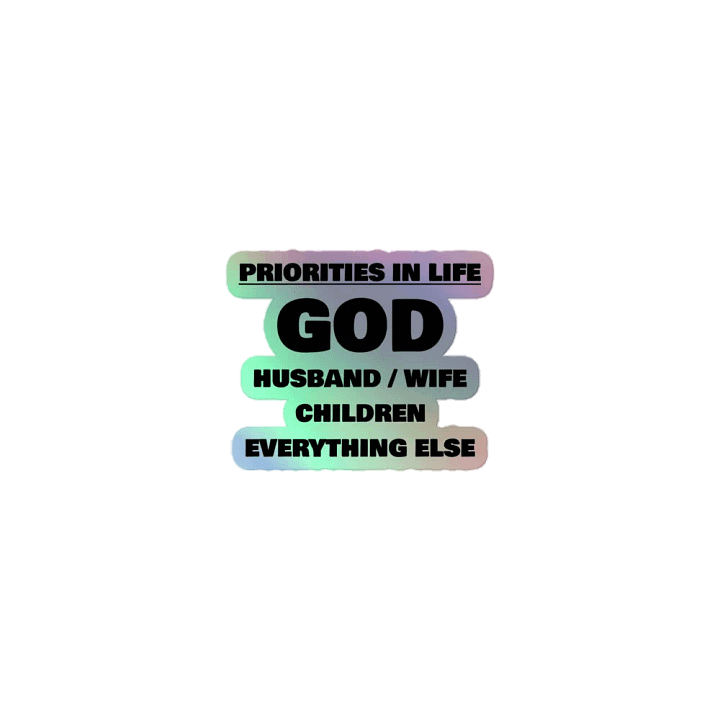 Priorities in Life product image (1)