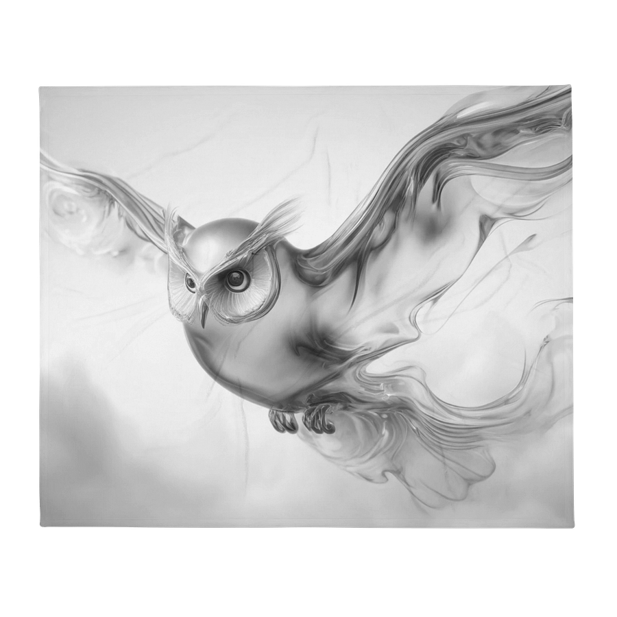 Wind Owl Throw Blanket 50"x60" product image (1)