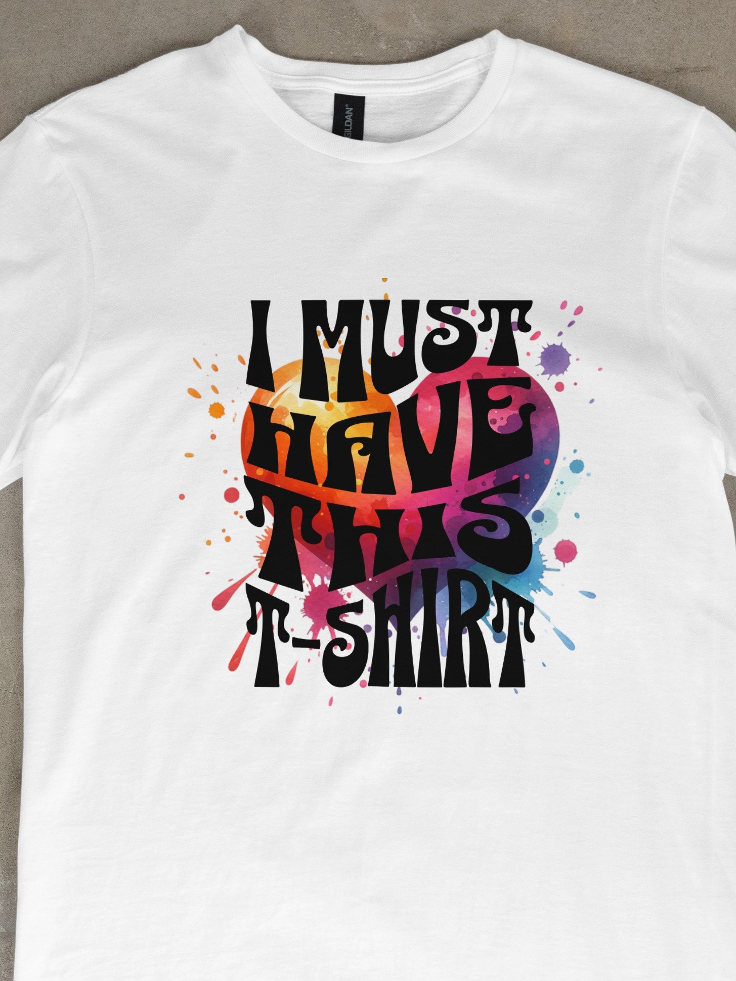 Vibrant Typography Tee product image (1)