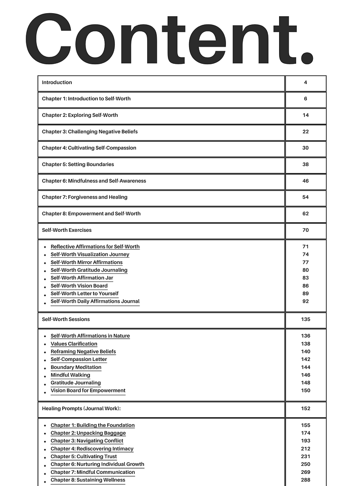 Self Worth Workbook product image (2)