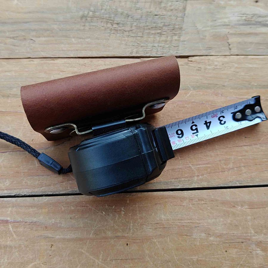 Leather Tape Measure Holster, Heavy Duty Tape Measure Holder for belt product image (9)