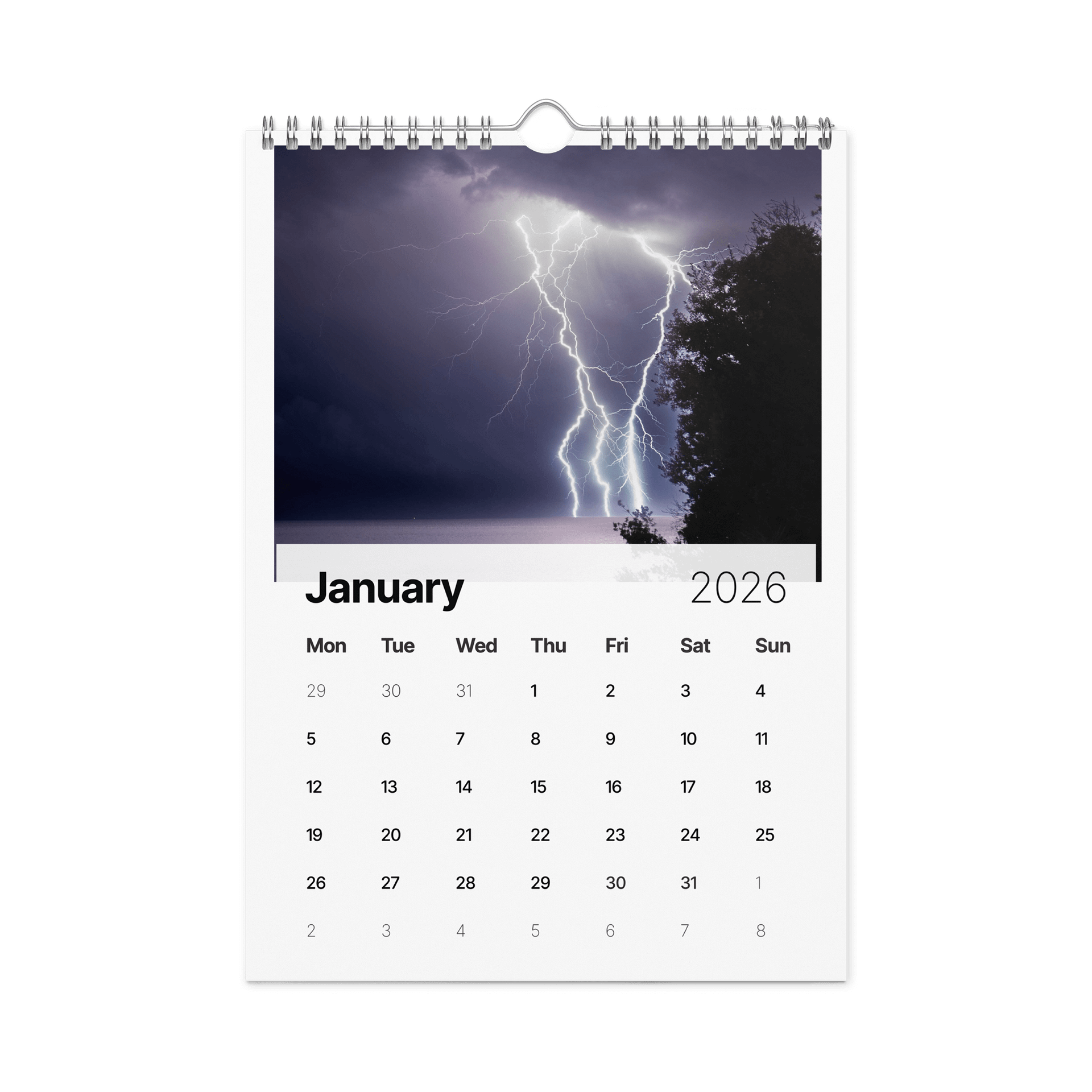 CALENDRIER 2026 ( EN / US ) product image (6)