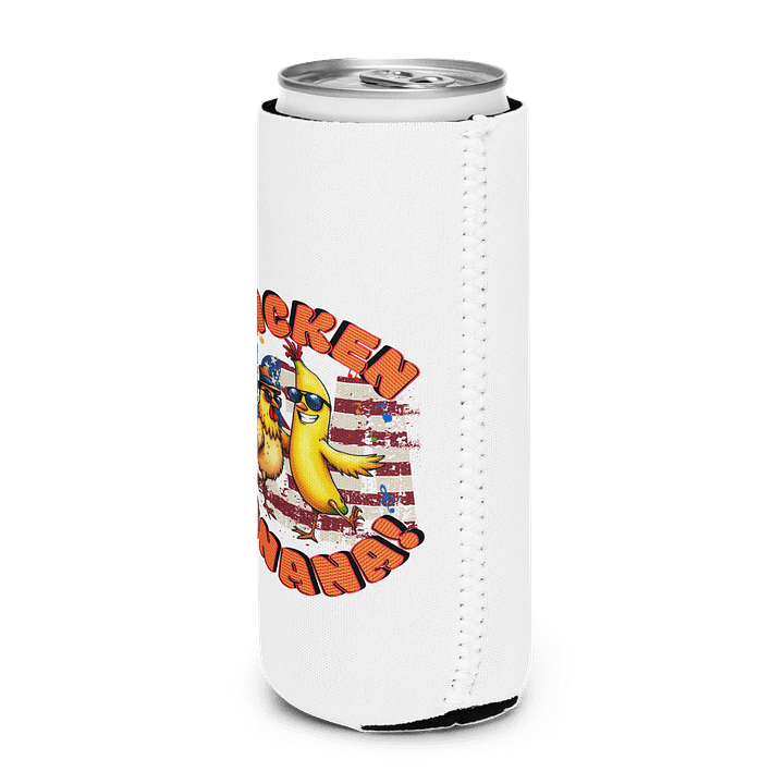 Chicken Banana USA Flag Can Cooler product image (2)