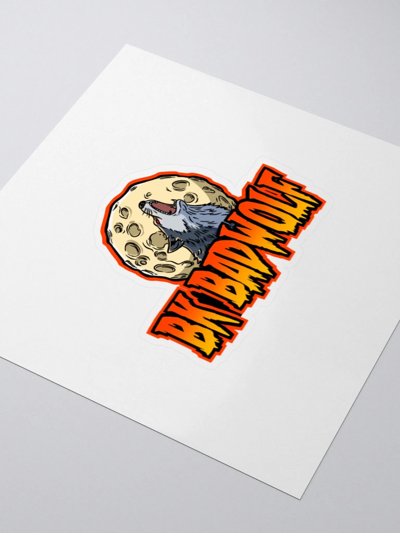 BK BADWOLF COLOR STICKER product image (3)