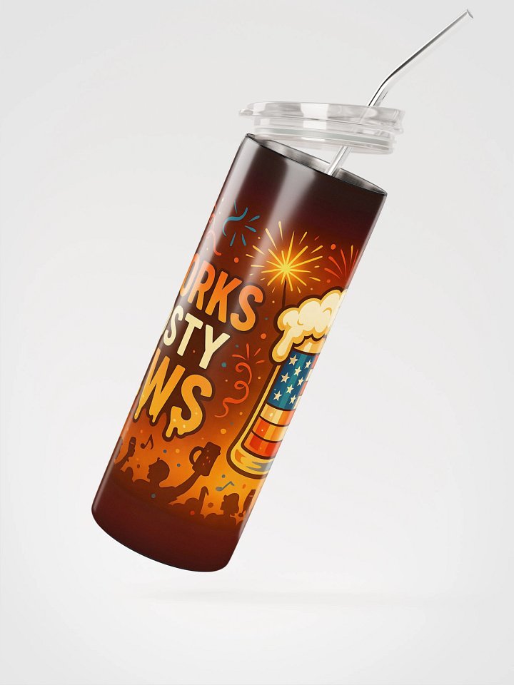 Patriotic Fireworks Stainless Steel Tumbler product image (4)
