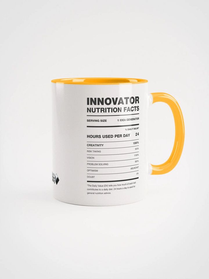 INNOVATOR Nutrition Facts Ceramic Mug product image (1)