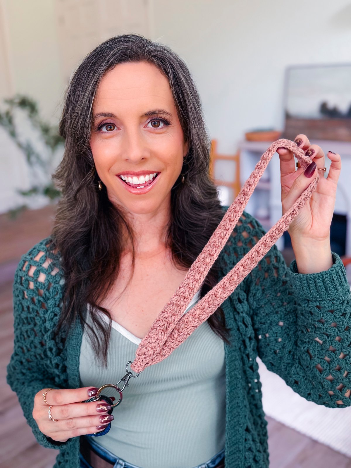 Wheat Stitch™ Keychain & Lanyard Crochet Pattern product image (4)