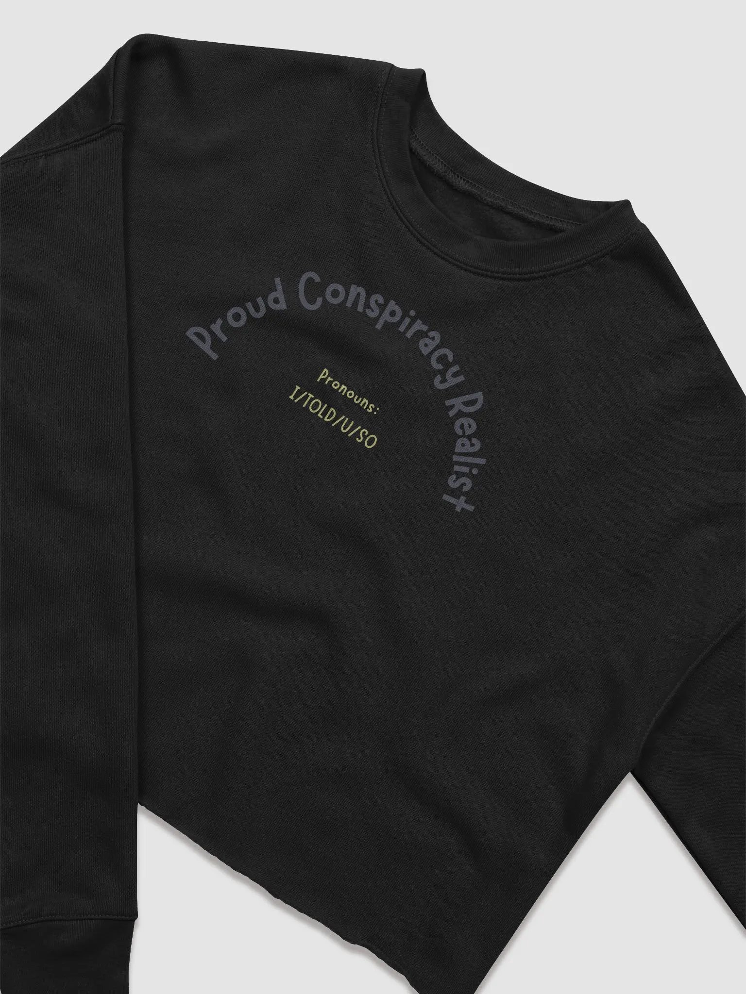 Proud Conspiracy Realist Ladies Sweatshirt product image (10)