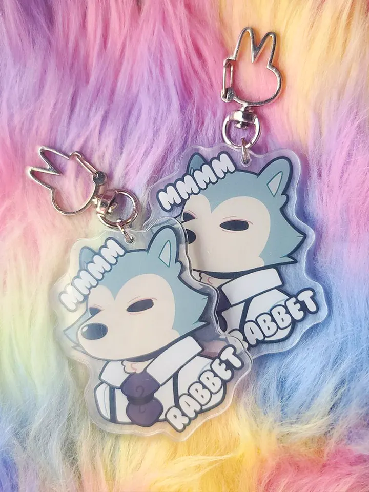 Mmm... Rabbet... | Acrylic Charm product image (1)