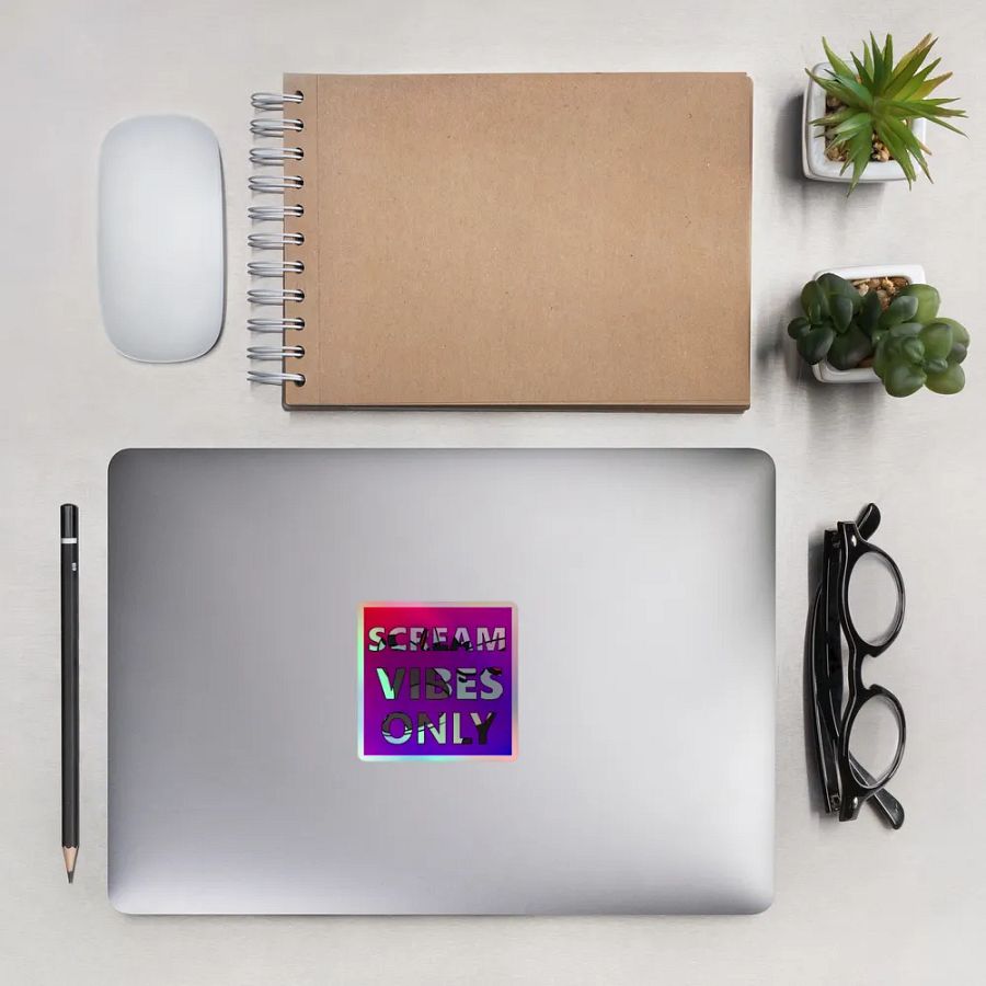 Scream Vibes Only Holo Stickers product image (11)
