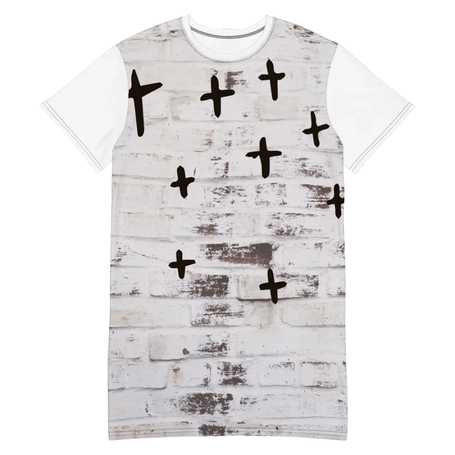 I see jesus sitted on the thrown T-shirts dress product image (5)