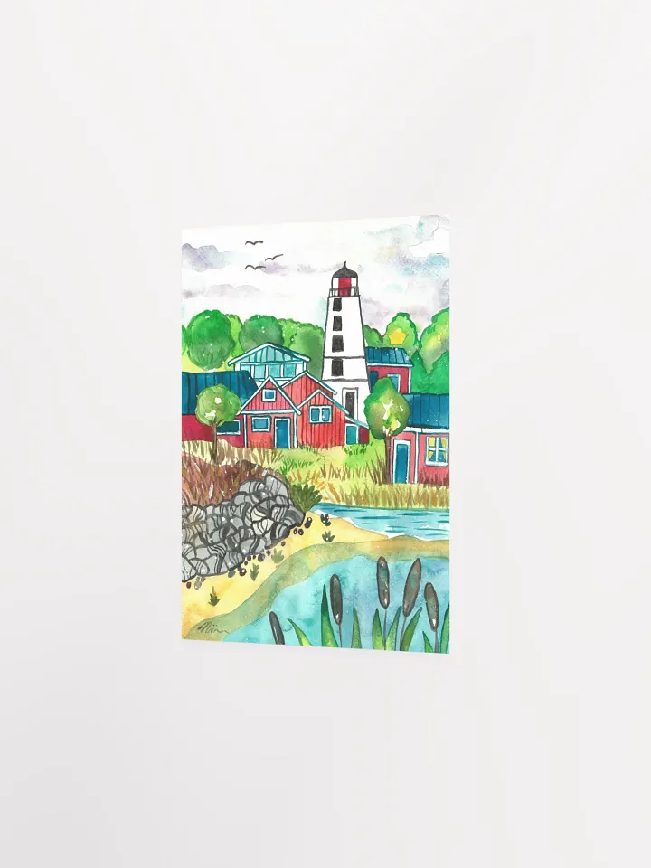 Fishing Village Art Print product image (2)