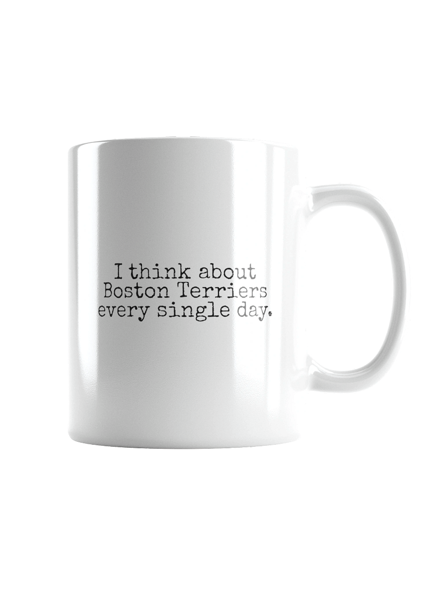 I Think About Boston Terriers Every Single Day Mug product image (1)