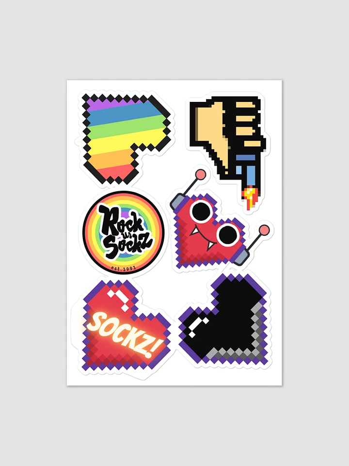 RockUrSockz Cut Sticker Sheet product image (1)