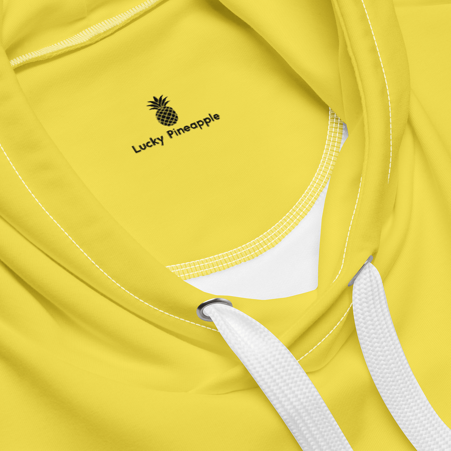 Taxi Cab Yellow Solid Color Eco Friendly Pullover Unisex Hoodie product image (4)